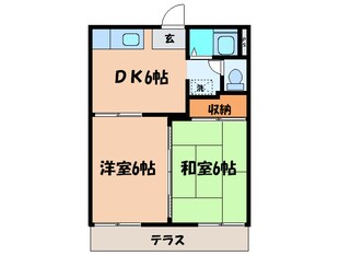 タプロ－コ－トの物件間取画像